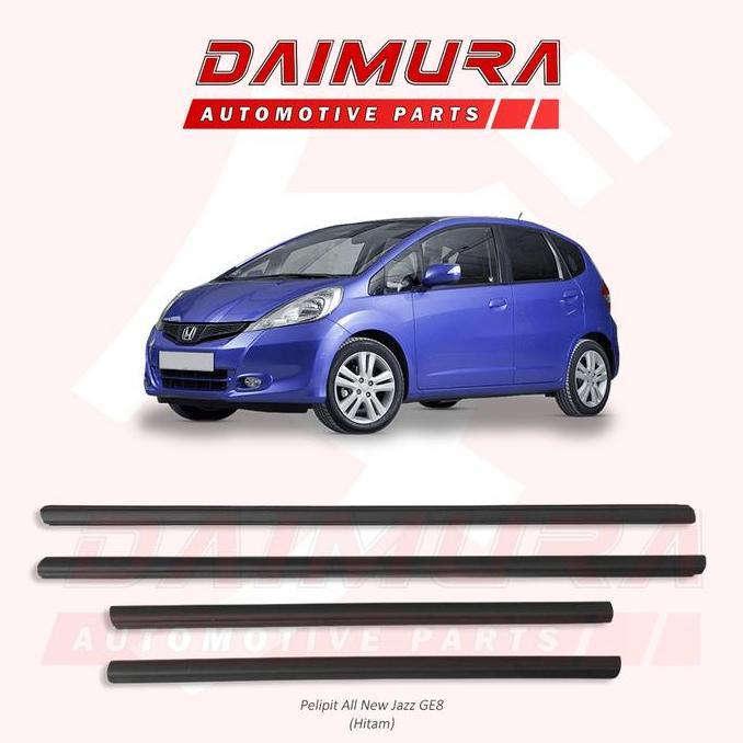 Karet Pelipit List Lis Kaca Weather Strip Mobil Jazz GE8 SET LUAR