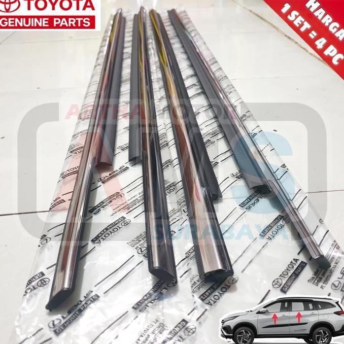 Pelipit Lis List Kaca Pintu Mobil All New Terios Chrome