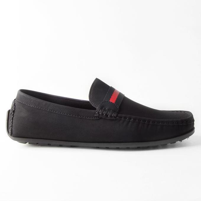 Jackson Kari 3Jk Black - Sepatu Slip On