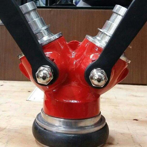 Y Connection Hydrant 2 Handle Cabang / Y Pice Connection Fire Hose