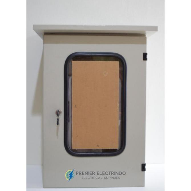 Promo Box Panel Topi Double Pintu 50x60x27 1.2mm - Panel MCB / Panel Box PLN Outdoor Diskon
