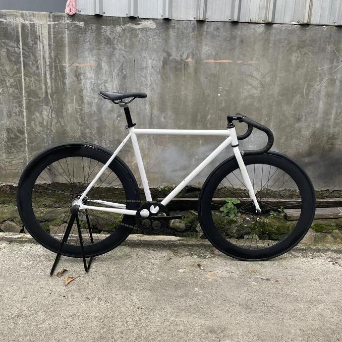 Fullbike Sepeda Fixie Classic Lokal 700C Size 50 Doltrap / Torpedo  White