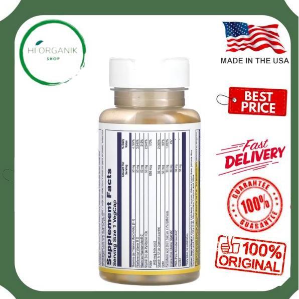 Solaray Vitamin B-Complex 50 Mg 100 Vegcaps Original