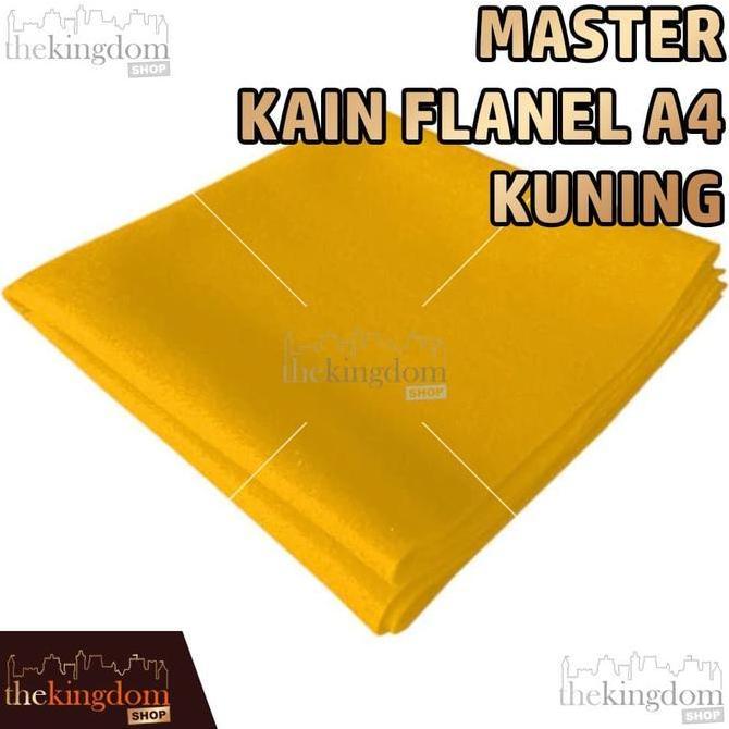 BEAM Master Kain Flanel A4 Yellow Kuning Cerah