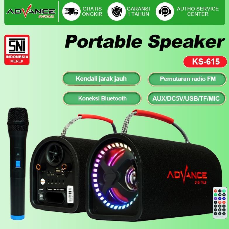 ADVANCE 10W 4INCH SPEAKER Free MIC Bluetooth Portable Karaoke Speaker Bluetooth Karaoke