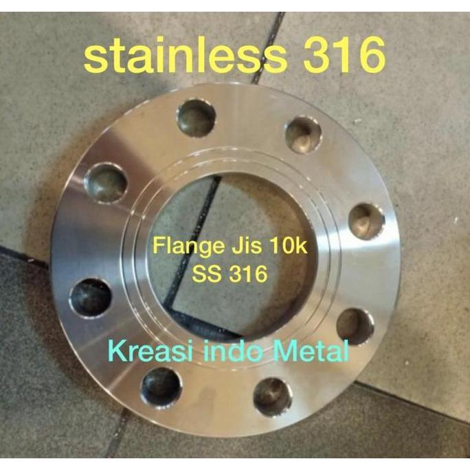 6" Flange Jis 10K Ss 316 / 6 Inch Stainless 10 K -Sus Ss316 Dn 150