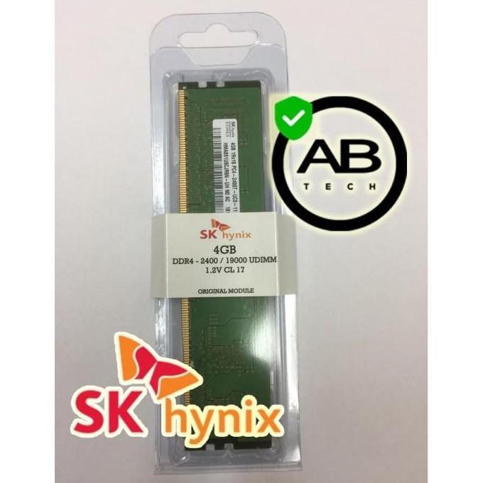 Ram Sk Hynix 1Rx16 Pc4-2400T 4Gb Ddr4 Udimm