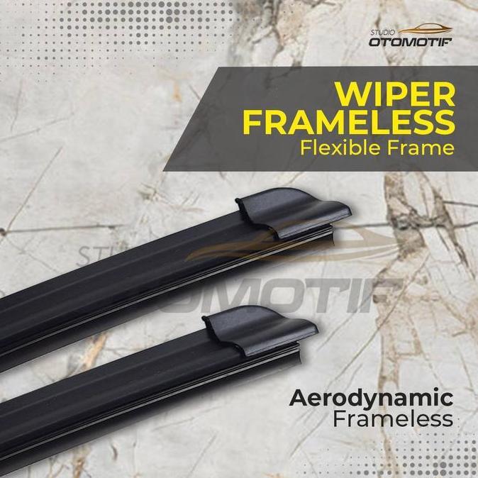 Murah WIPER KACA DEPAN MOBILIO FRAMELESS / WIPER MOBIL MOBILIO PISANG 1 SET Non COD
