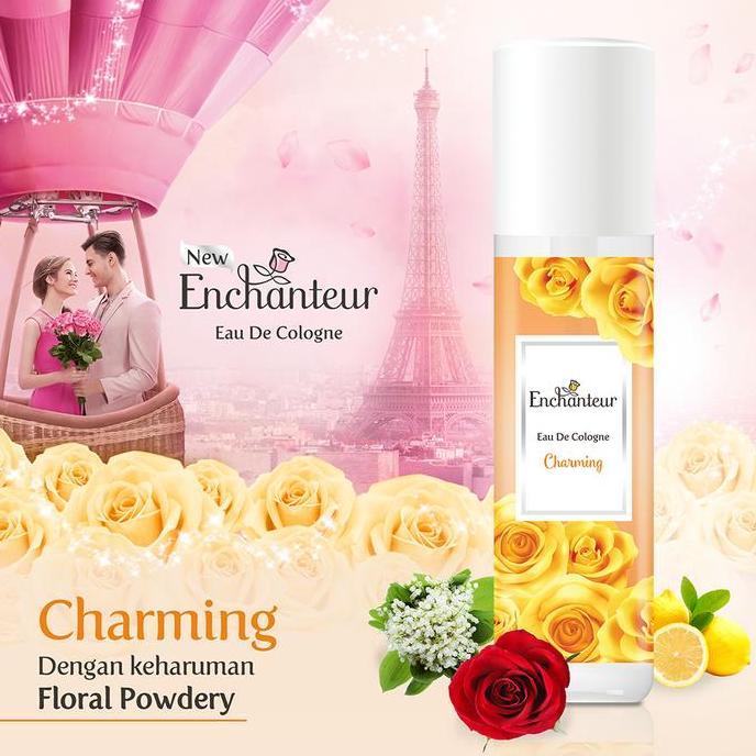 New- Enchanteur Eau de Cologne Charming Parfum 100 ml - parfum wanita