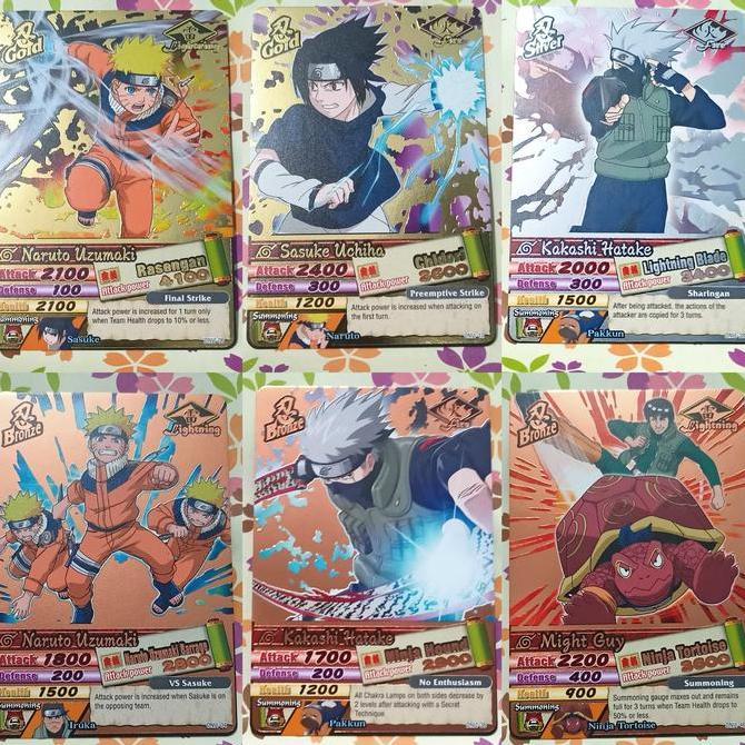 kartu naruto narutimate ninja fight versi 1 BRONZE - SILVER - GOLD RESTOCK