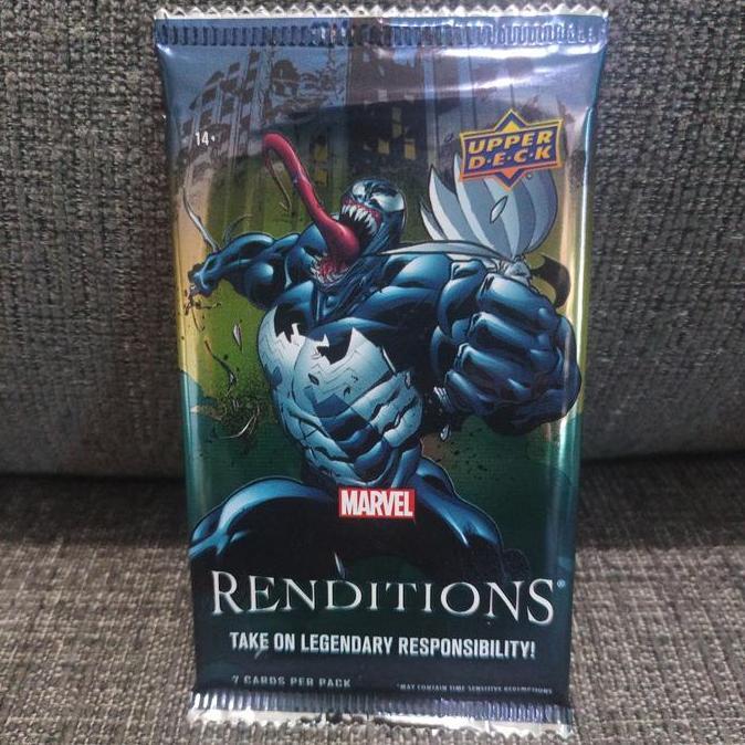 Upper deck marvel renditions trading card sealed pack PROMO