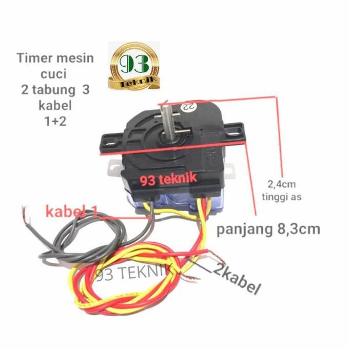 TIMER MESIN CUCI SHARP KABEL 3 MANUAL FORSALE!