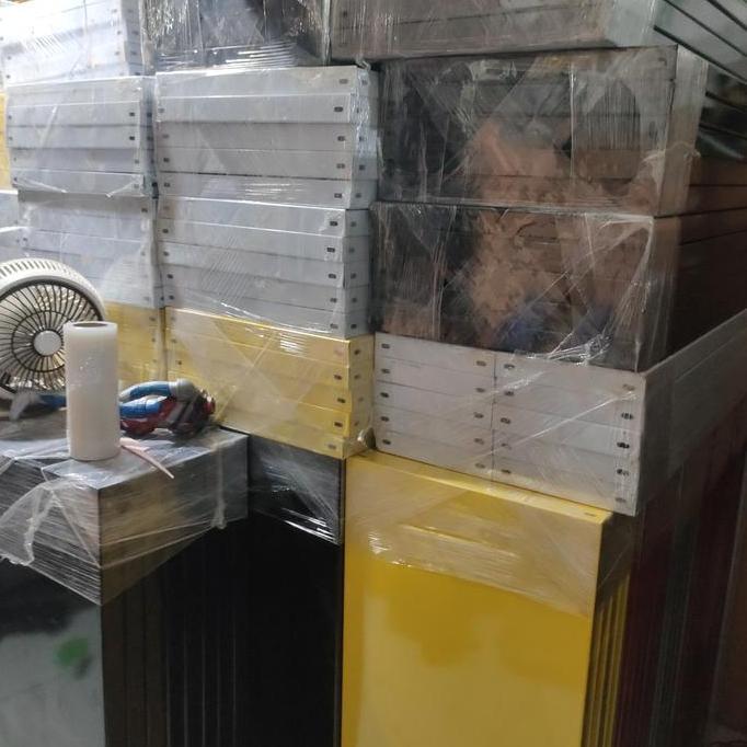 rak besi siku lubang susun 4