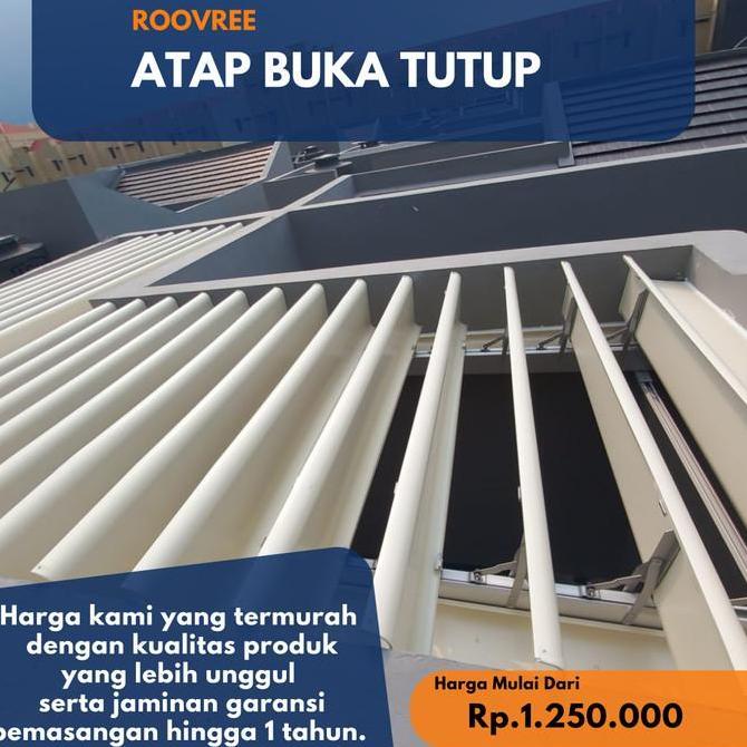 Kanopi Atap Buka Tutup ROOVREE