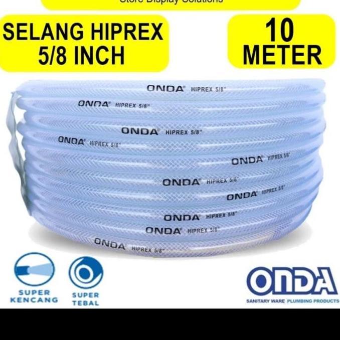 Selang Benang Onda Hiprex 5/8 Inch 5/8 In Panjang 10M Sebandung Premium