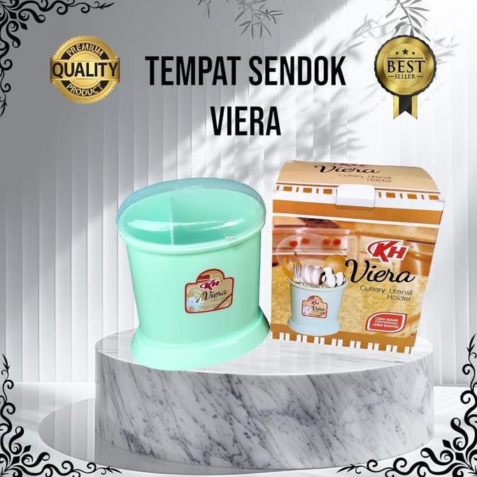 Tempat Sendok Viera / Tempat Sendok Dan Garpu / Rak Sendok Garpu / Wadah Tempat Sendok Plastik Plast