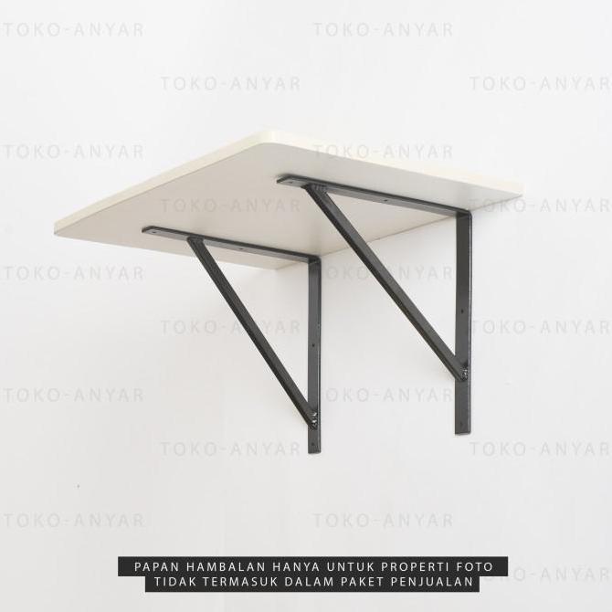 Bracket Besi Untuk Hambalan / Rak Dinding Multifungsi Siku Besi Siku L
