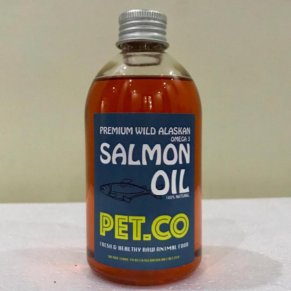 Wild Alaskan Salmon Oil Suplemen Vitamin Hewan