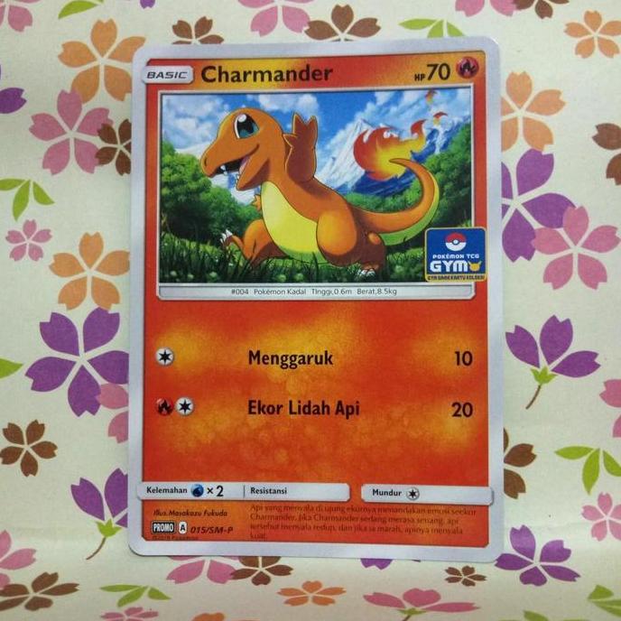 charmander gym 015/SM-P pokemon tcg indonesia FORSALE