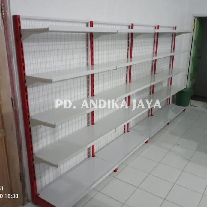 Rak Minimarket Tinggi 150cm Susun 4