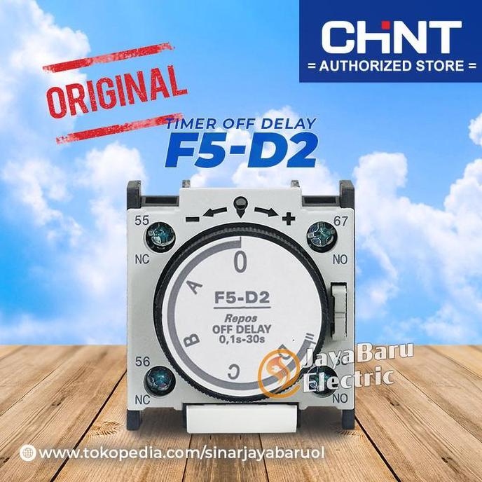 Promo CHINT Timer Time Off Delay F5-D2 F5D2 Diskon
