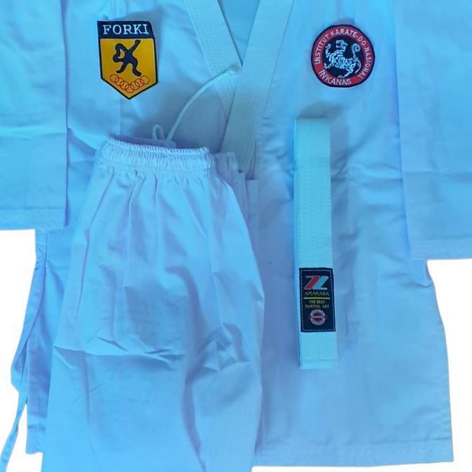 baju karate anak plus logo forki inkanasOutdoor Sport
