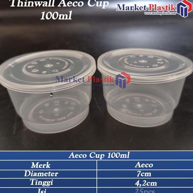 New- Cup Sambal / Thinwall Aeco Cup / Aeco Cup 100ml