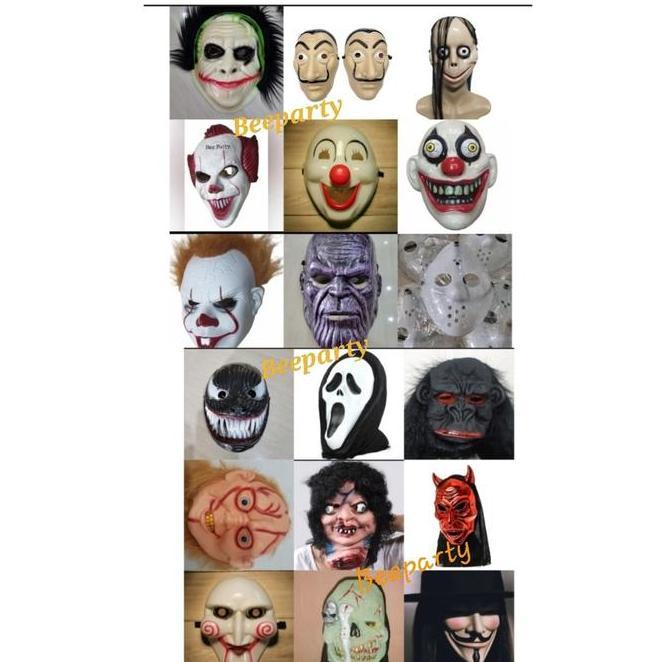 Topeng Setan Halloween Aneka Topeng Halloween