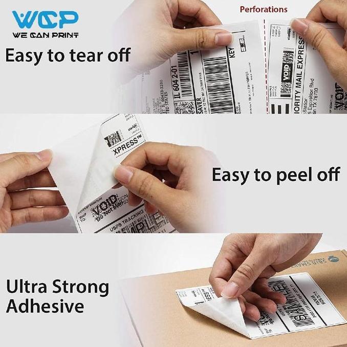 LABEL STICKER THERMAL 100X50 MM STIKER PRINTER THERMAL ISI PCS