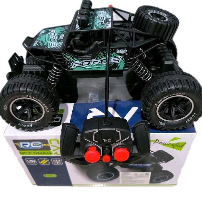 Mobil Remot Rock Climber Offroad Baterai Charging / Mobil Remote Control Offroad Per Monoshock Mobil
