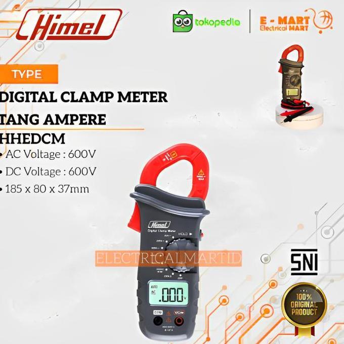 TERMURAH - Himel Digital Clamp Meter Tang Ampere AC DC Volt HHEDCM