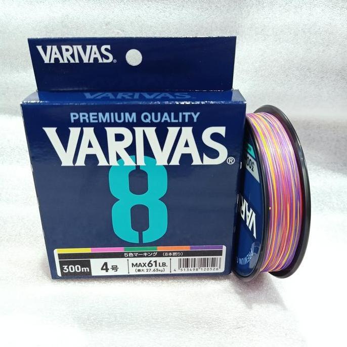 TERBARU - SENAR VARIVAS MARKING X8 PE 4/300M
