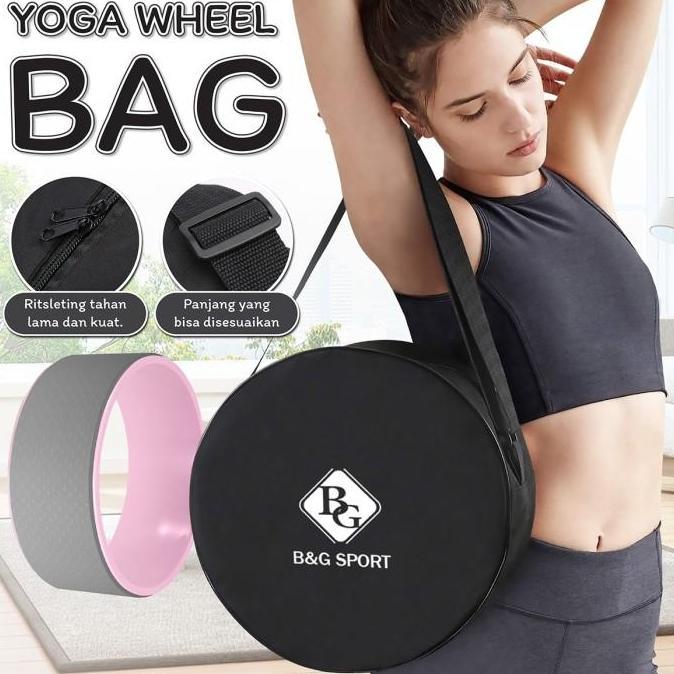 BG SPORT Yoga Wheel I Roller Yoga Plates + Tas