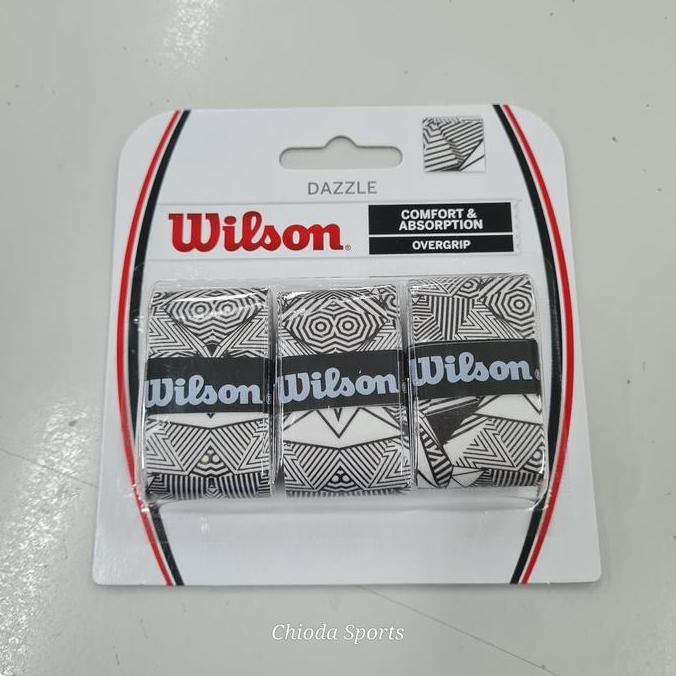 TERMURAH - Grip Raket Tenis Tennis Badminton Bulutangkis Squash Wilson Dazzle Tipis Overgrip Origina