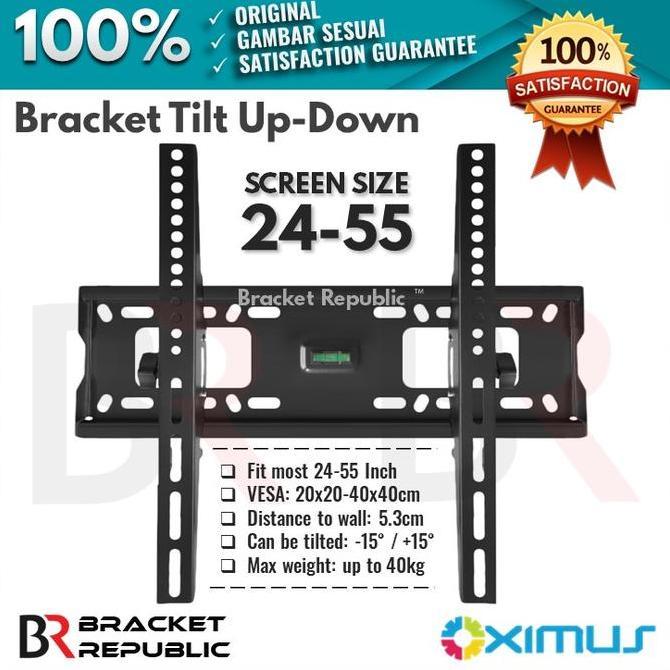Bracket Tv 55 50 49 43 42 32 24 Inch Polytron Toshiba Aqua Panasonic