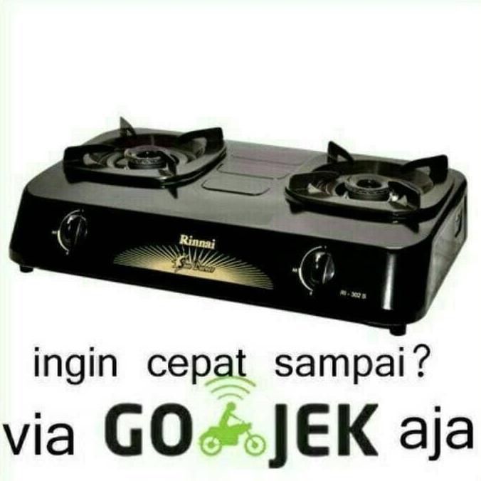 KOMPOR GAS 2TUNGKU RINNAI RI-302S /RINNAI RI-302S