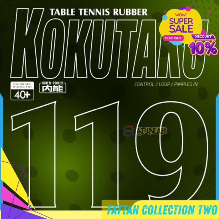 KOKUTAKU 119 | KARET PINGPONG TENIS MEJA BINTIK BY FATTASH COLLECTION TWO