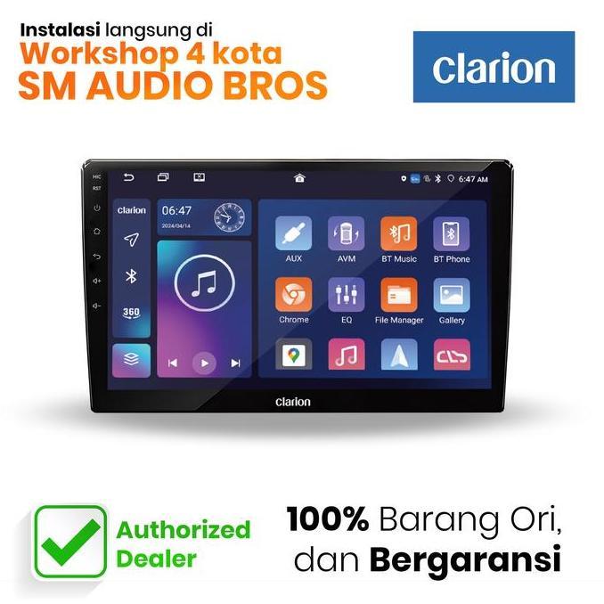 Promo Clarion Gl 500 Head Unit Android Ram 6Gb Rom 128Gb Wireless Apple Car Play Dan Android Auto