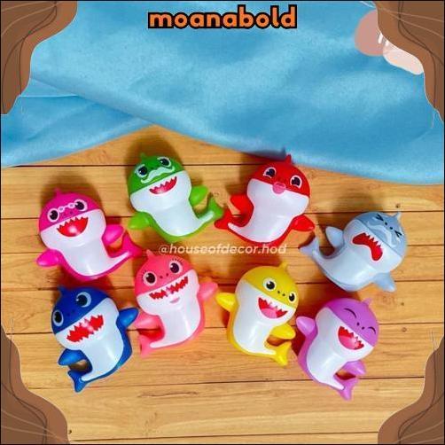 Sale Topper Baby Shark Set Lucu Hiasan Kue Ulang Tahun Dekorasi Birthday Cake Mainan Pajangan Ikan H