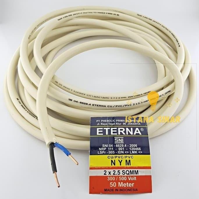 New- Kabel listrik Eterna NYM 2 x 2.5 / Kabel tembaga / Kabel