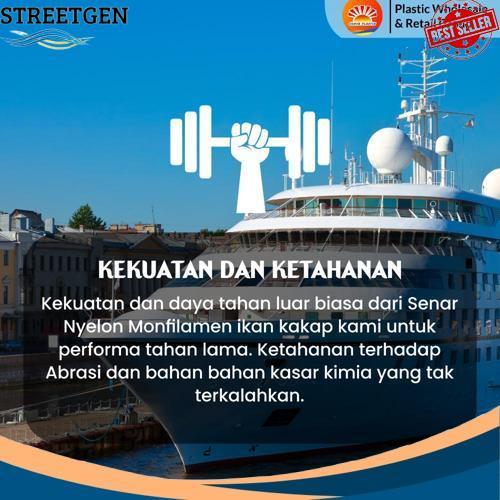 Super Senar Cap Ikan Kakap  Ukuran 600 (40)  Per Roll /Tali Senar Pancing / Senar Layangan