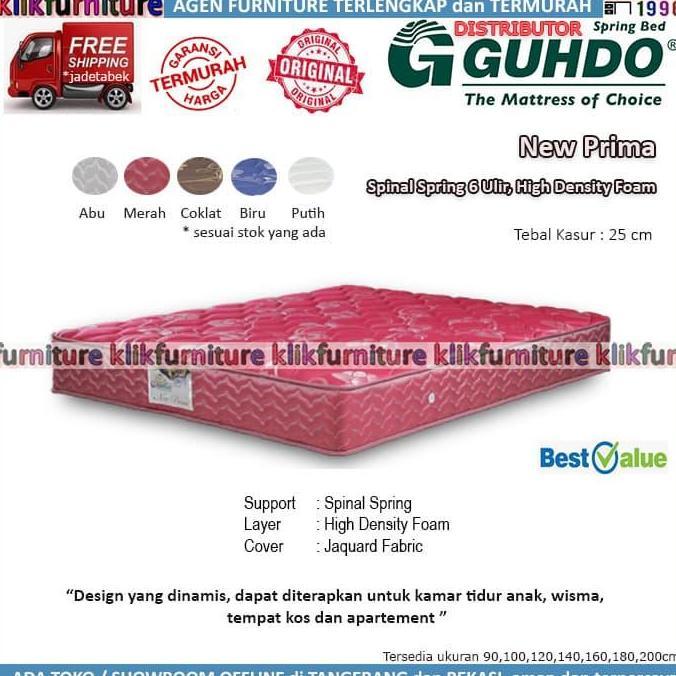 Guhdo Springbed New Prima 120x200 Hanya Kasur / Matras