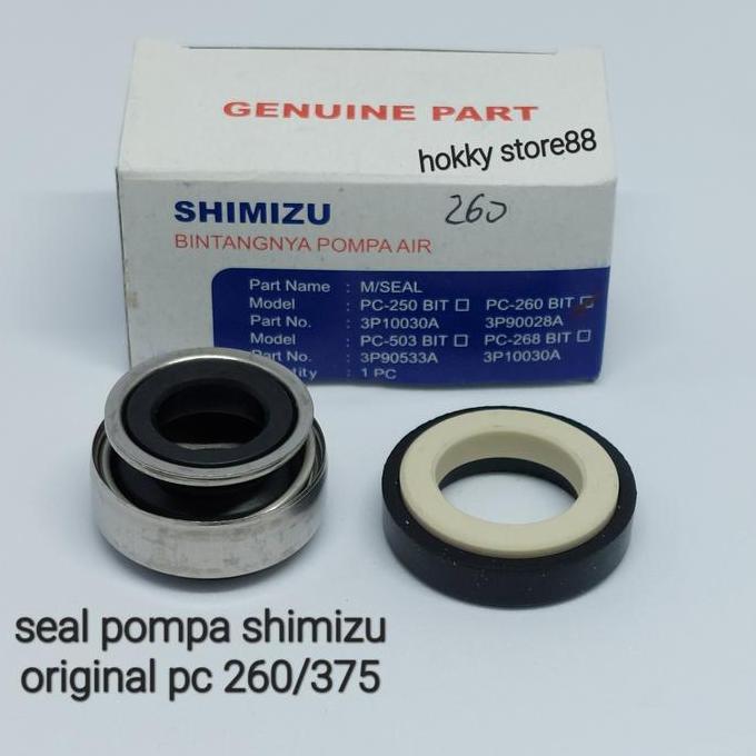 Mechanical Seal Pompa Air Shimizu Pc 260 Bit Pc 375 Bit Original Sil High Quality