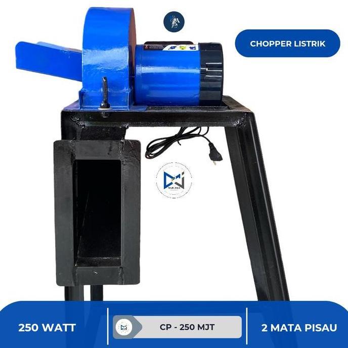 Terlaris Mesin Cacah Rumput Listrik 250 Watt Chopper Multifungsi Cacah Pakan Ternak