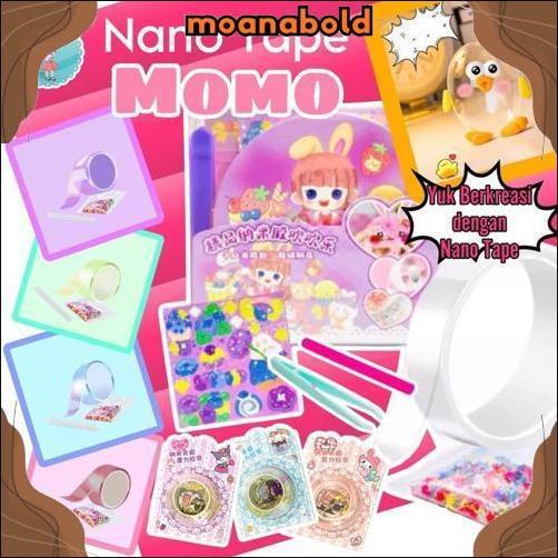 Ready Nano Double Sided Tape Transparan/Nano Tape Pembuat Balon Squishy Diy Double Tape Super Kuat/N