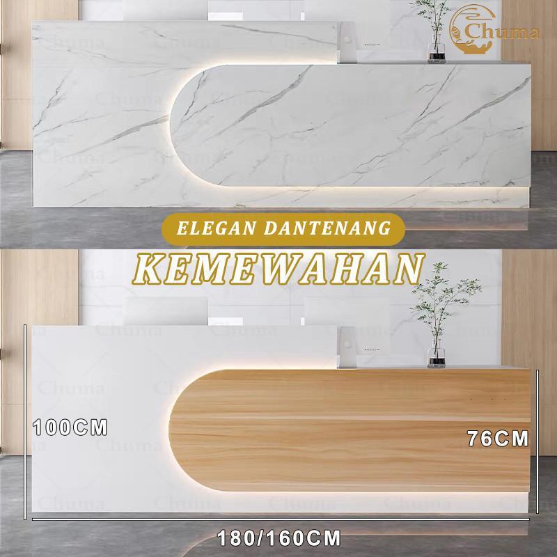 Garansi180/160/140Cmmeja Kasir Meja Bar Salon Kecantikan Meja Counter Resepsionis Meja Resepsionis M