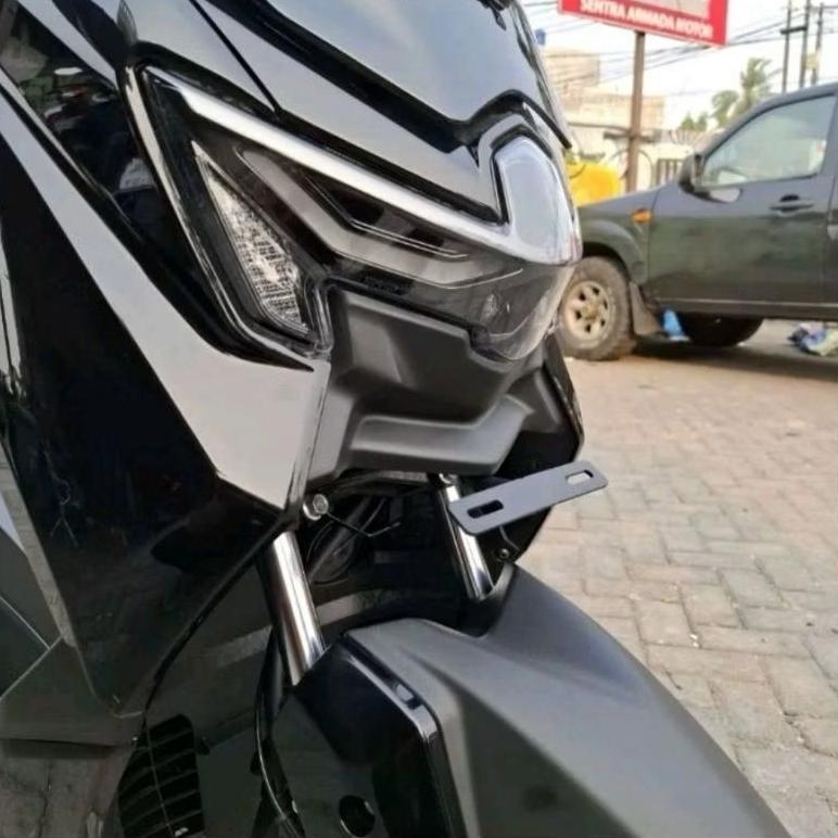 Um57 Dudukan Plat Nomor Nmax Turbo Neo S Breket Nopol Depan Nmax Turbo - 100% Ori