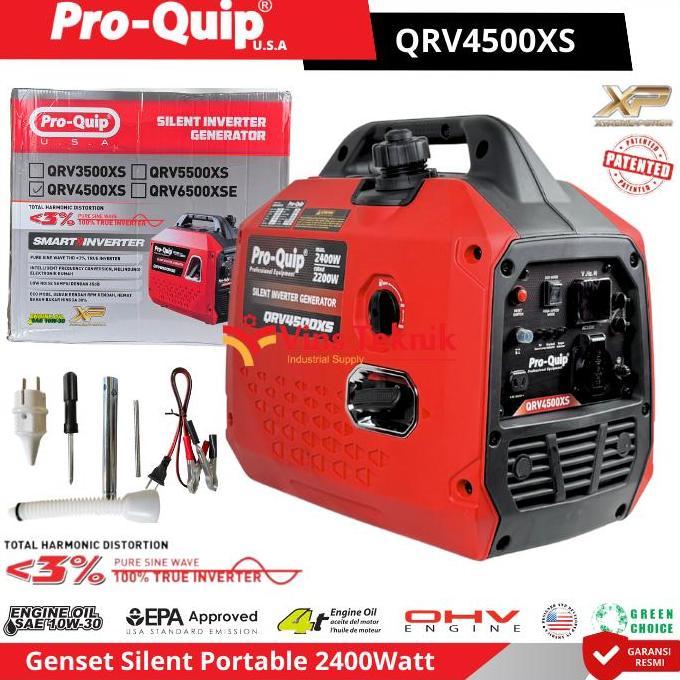 Terlaris Proquip Qrv4500Xs Mesin Genset Silent Genset Bensin Generator Genset Portable 2400Watt Qrv4