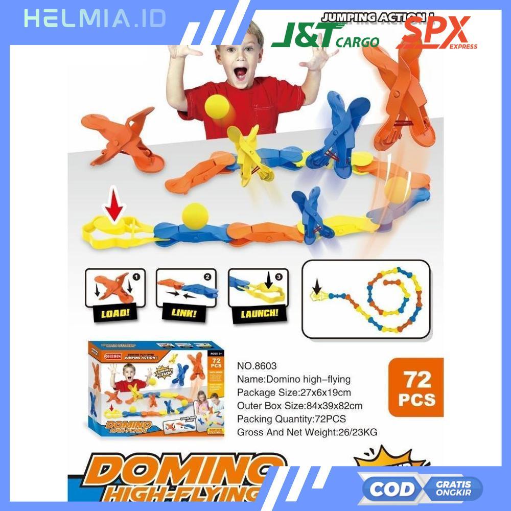 Termurah Mainan Anak DOMINO HIG-FLYING 72PCS 8603 Mainan Game Board Family Kid Mainan Anak - RO30-20