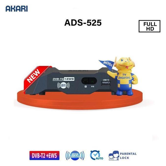 AKARI ADS-525 / ADS525 SET TOP BOX DIGITAL - GARANSI RESMI